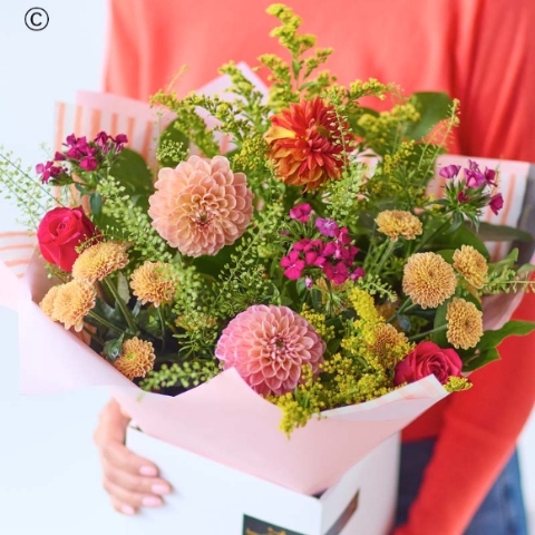 Dahlia Hand tied