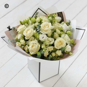 White Beautifully Simple Bouquet