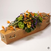 Exotic Selection Casket Spray